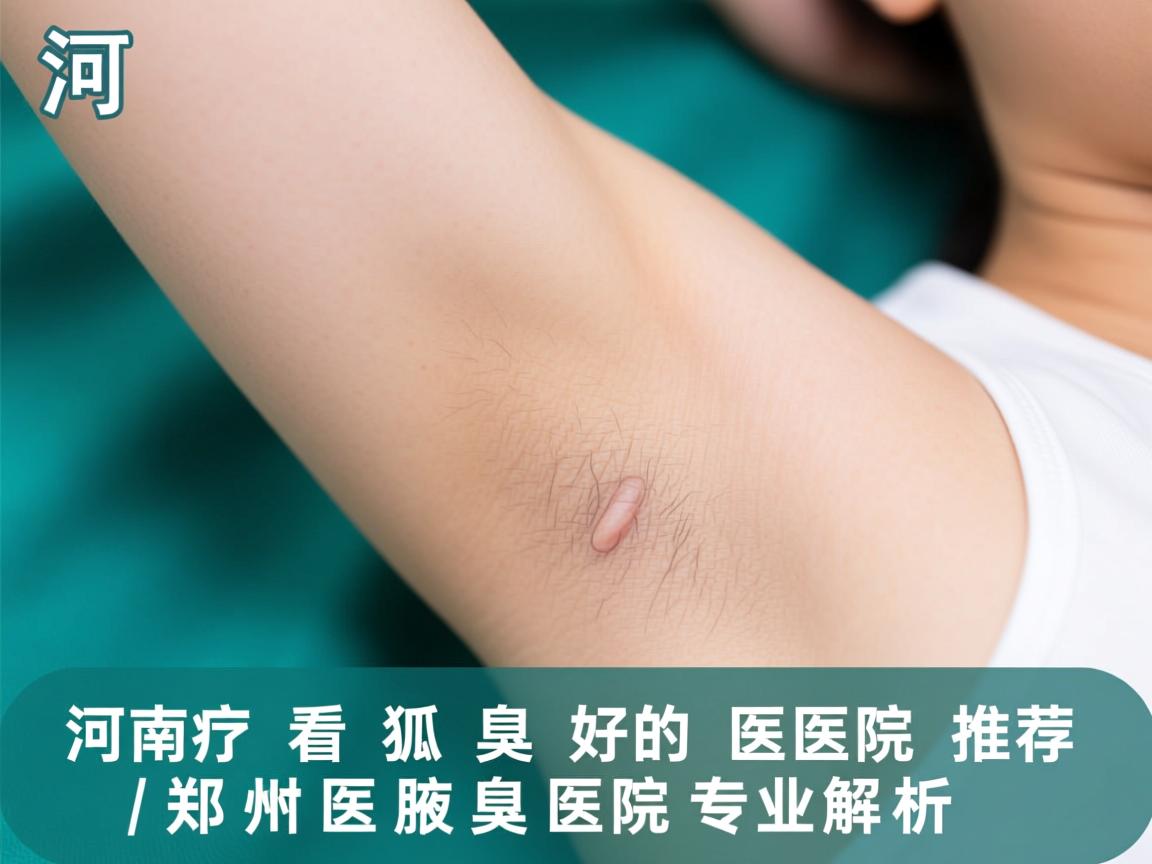 河南看狐臭好的医院推荐，郑州附医腋臭医院专业解析