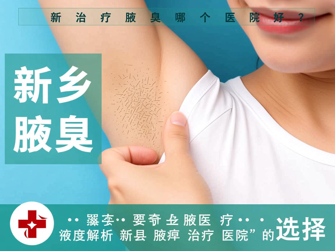 新乡治疗腋臭哪个医院好？深度解析新乡腋臭治疗医院的选择