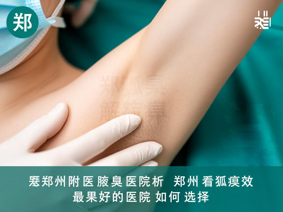 郑州附医腋臭医院解析，郑州看狐臭效果最好的医院如何选择
