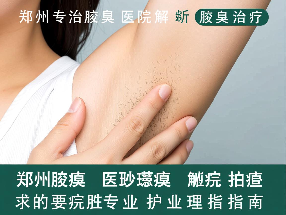 郑州专治腋臭医院解析腋臭治疗，郑州腋臭医院的专业护理指南