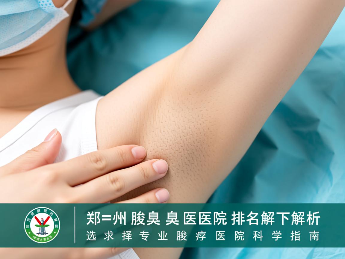 郑州腋臭医院排名解析，选择专业腋臭医院的科学指南