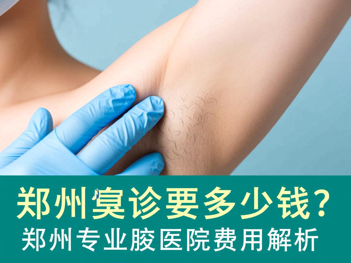 郑州腋臭诊疗要多少钱？郑州专业腋臭医院费用解析