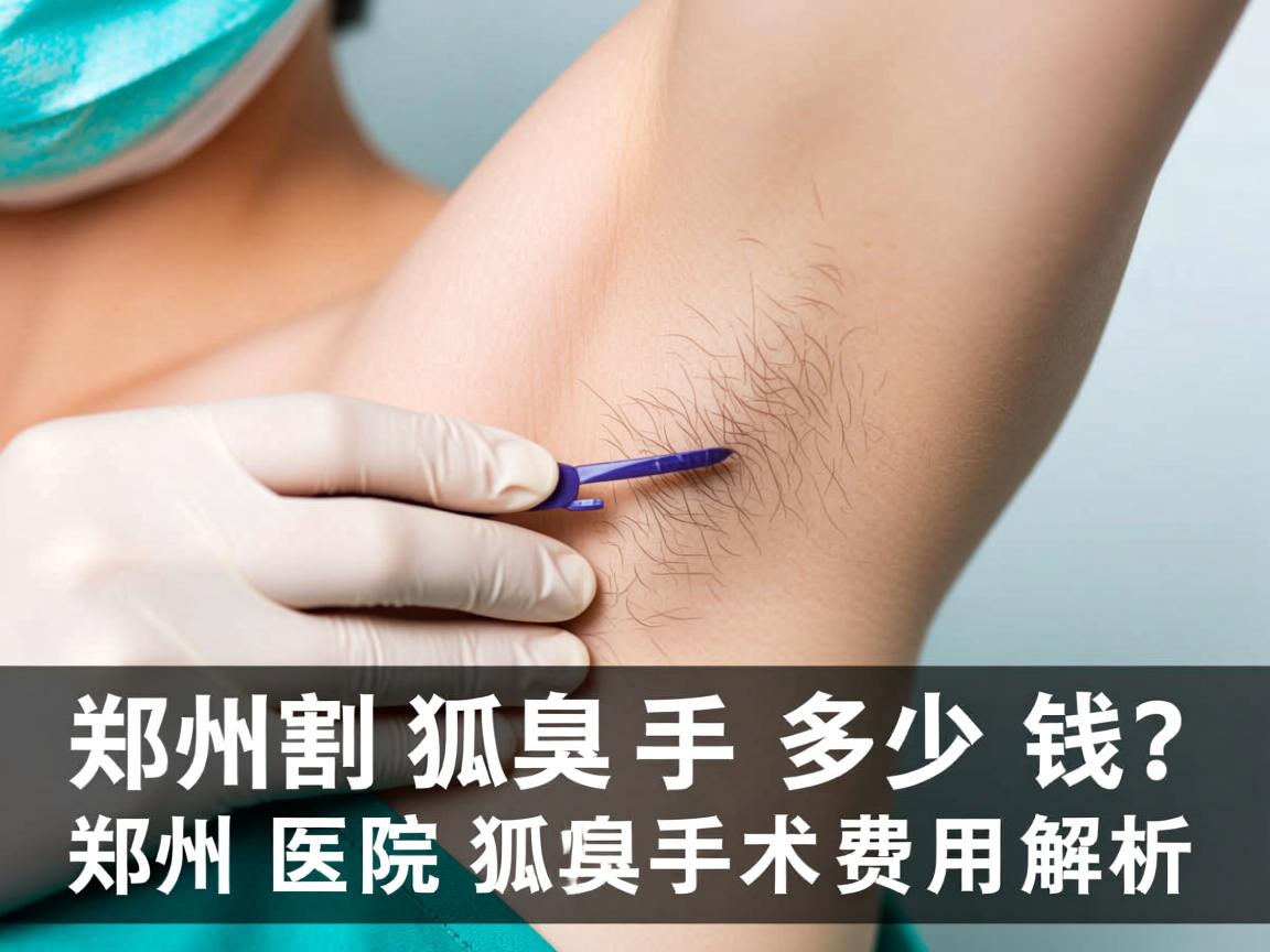 郑州割狐臭手术多少钱？郑州医院狐臭手术费用解析