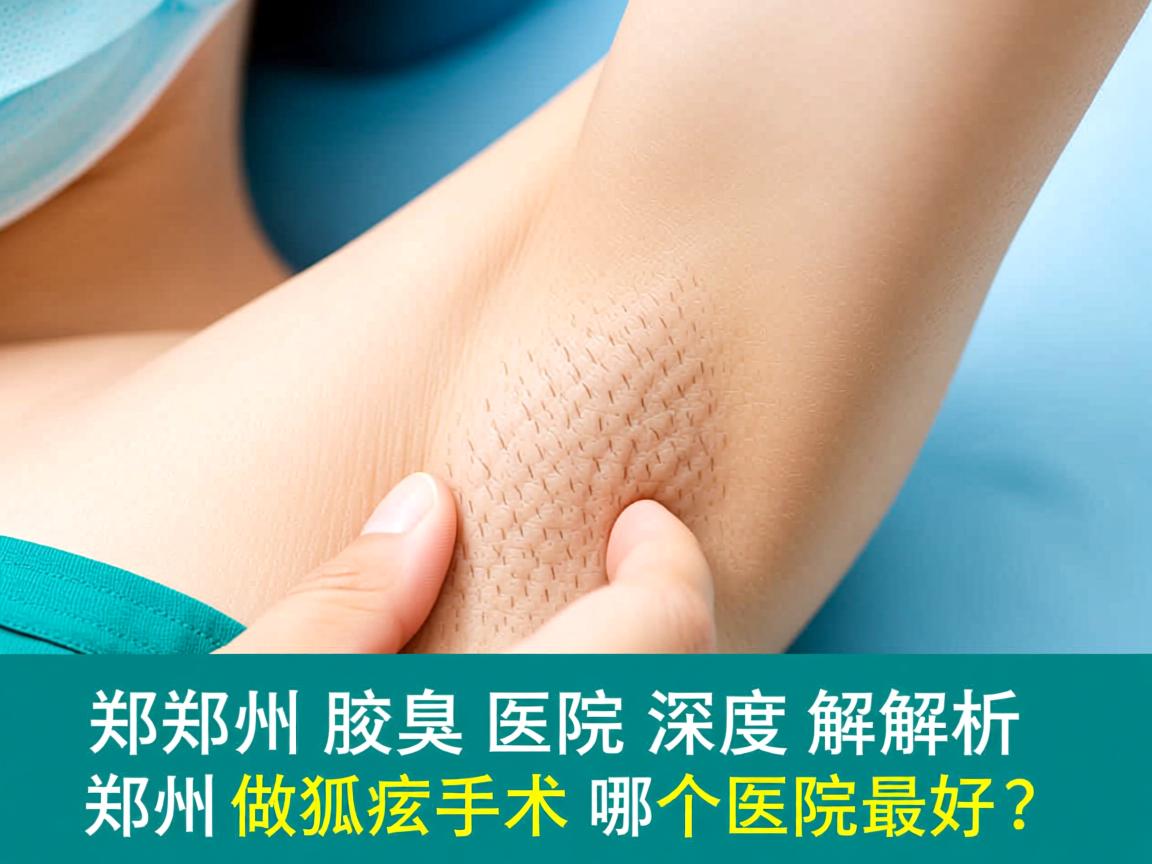 郑州腋臭医院深度解析，郑州做狐臭手术哪个医院最好？