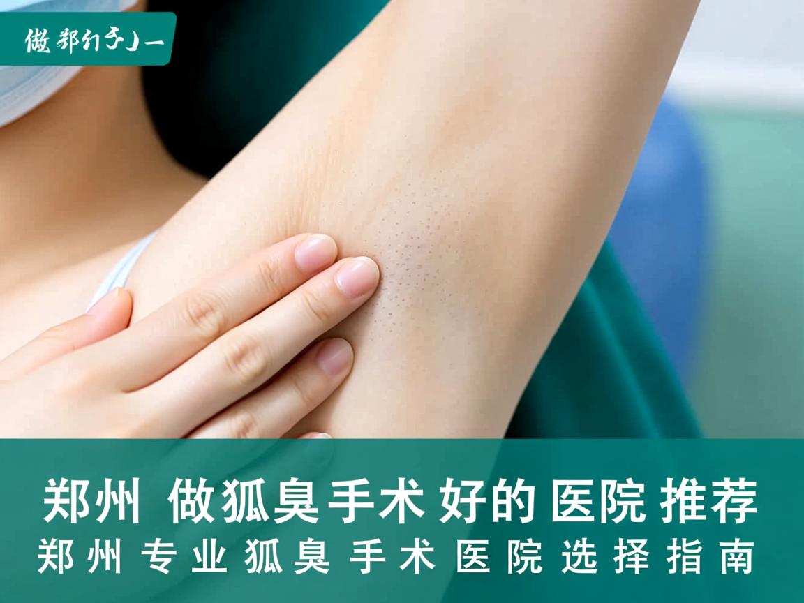 郑州做狐臭手术好的医院推荐，郑州专业狐臭手术医院选择指南