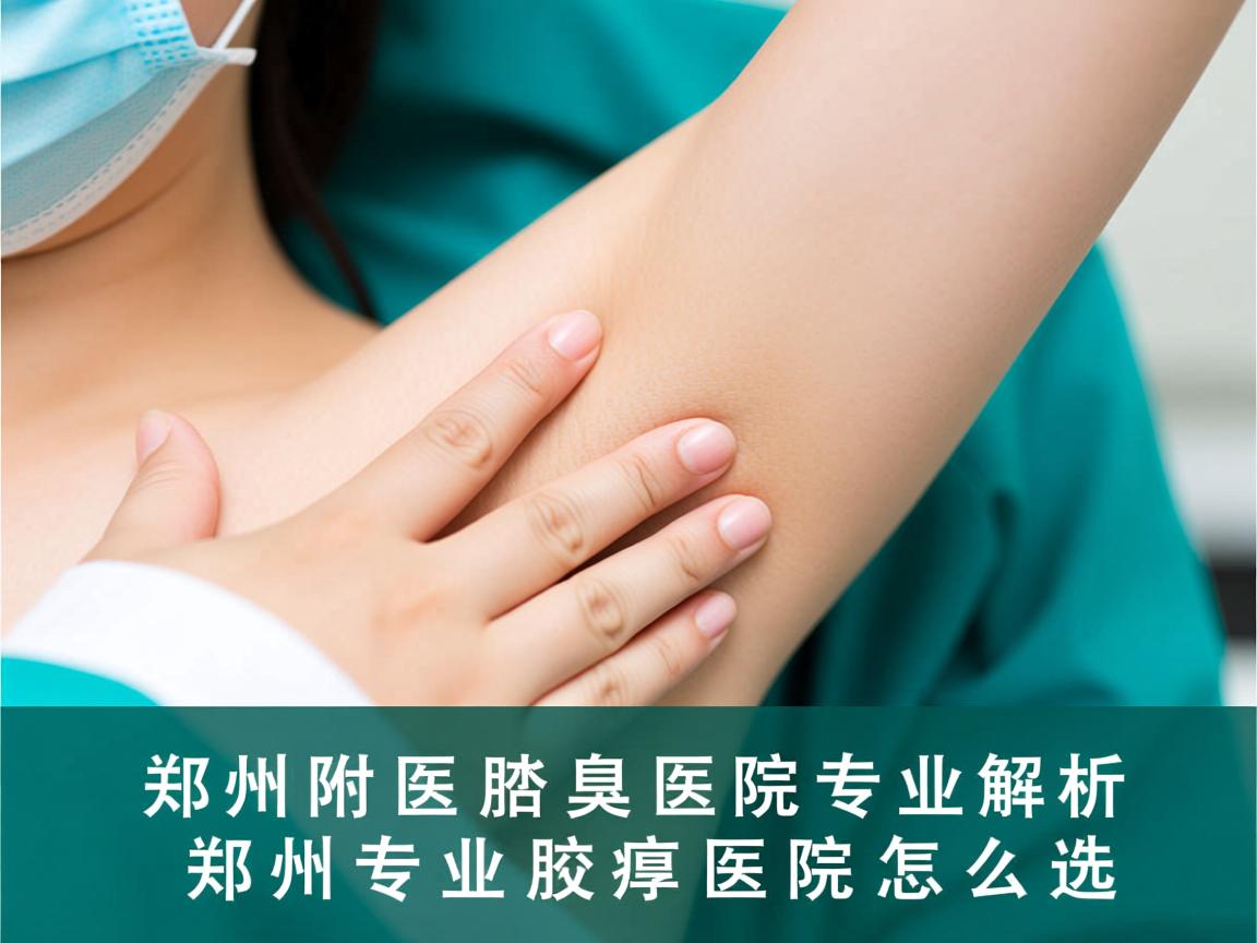 郑州附医腋臭医院专业解析，郑州专业腋臭医院怎么选