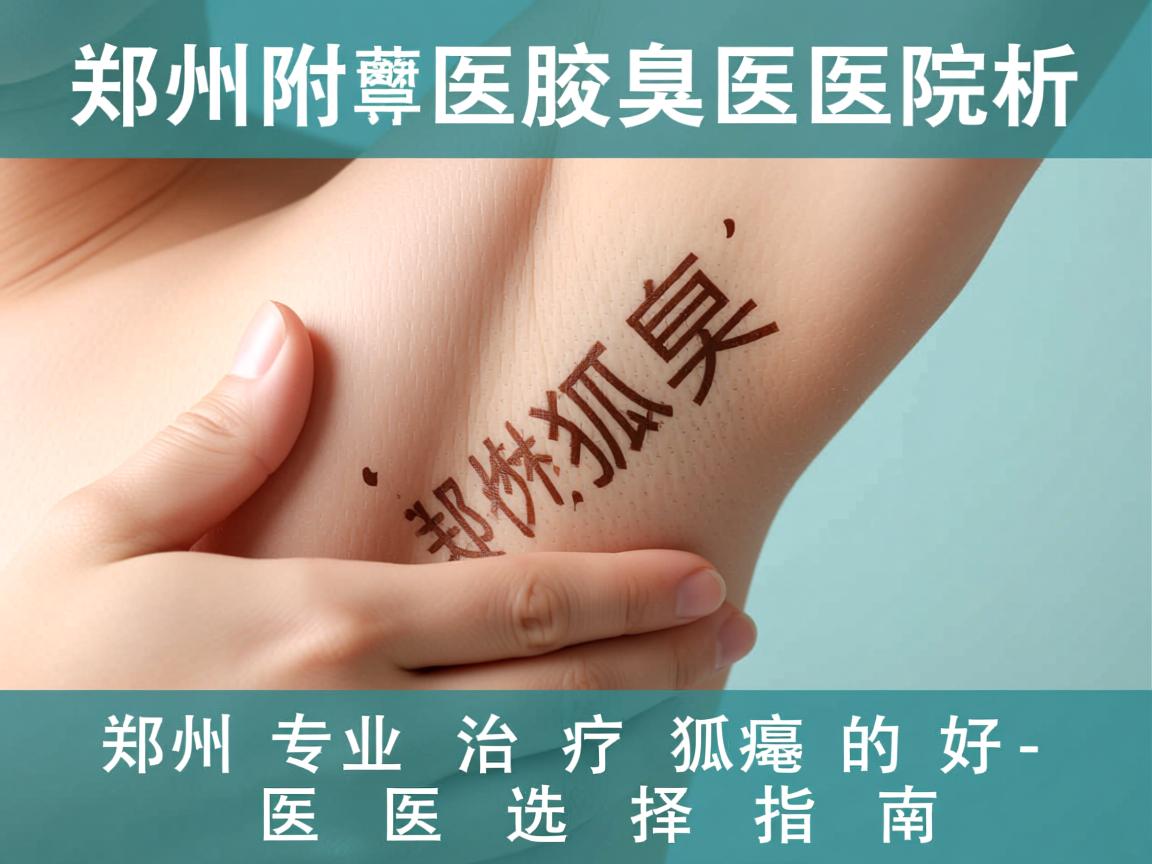 郑州附医腋臭医院解析，郑州专业治疗狐臭的好医院选择指南