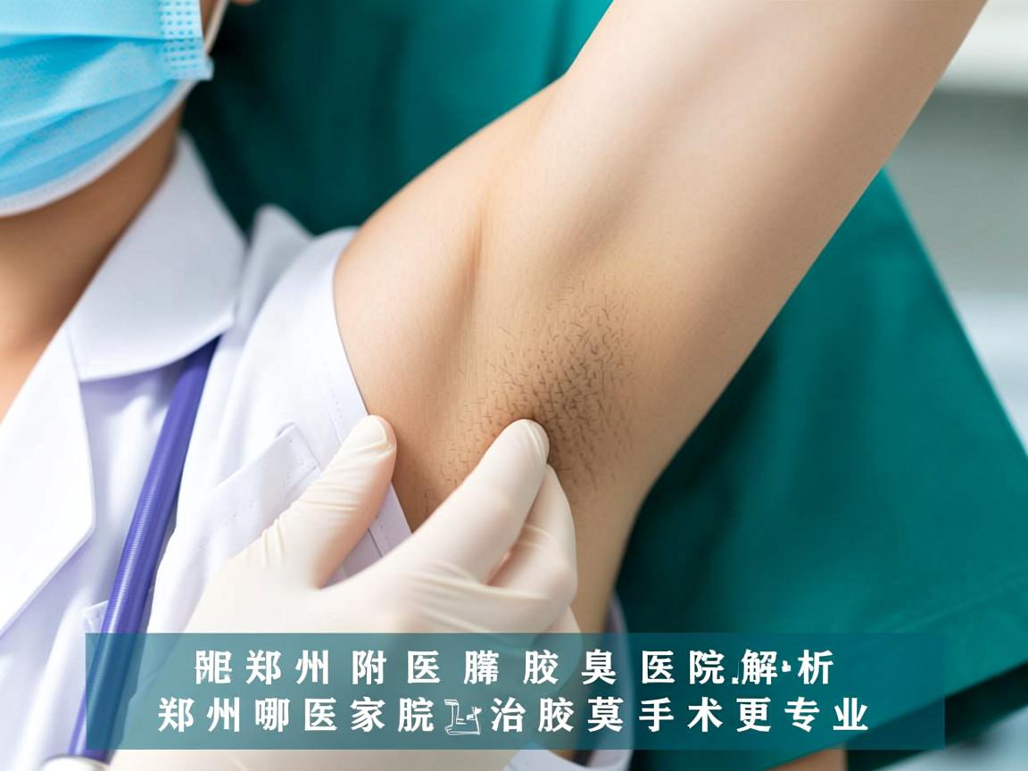 郑州附医腋臭医院解析，郑州哪家医院治腋臭手术更专业