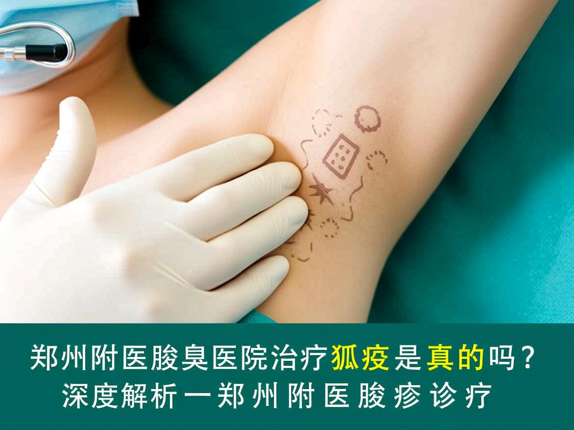 郑州附医腋臭医院治疗狐臭是真的吗？深度解析郑州附医腋臭诊疗