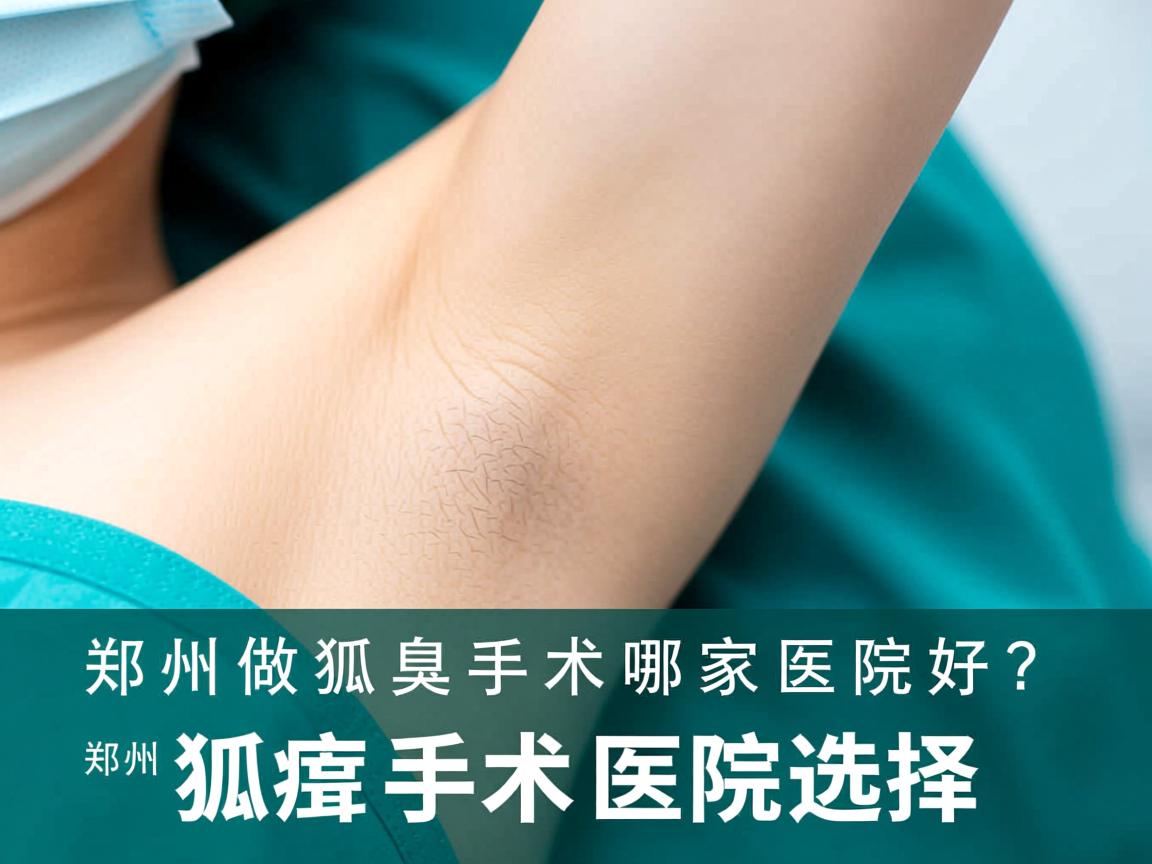 郑州做狐臭手术哪家医院好？深度解析郑州狐臭手术医院选择