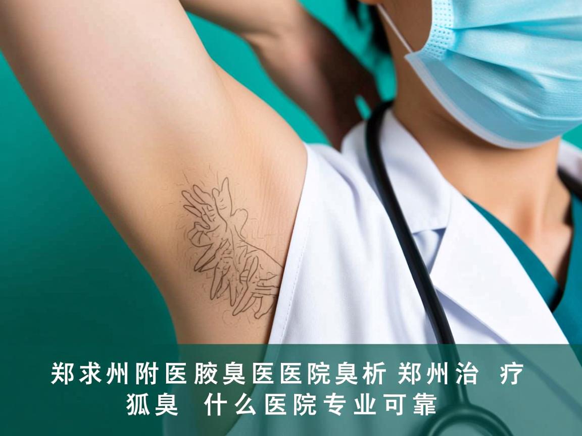 郑州附医腋臭医院解析，郑州治疗狐臭什么医院专业可靠