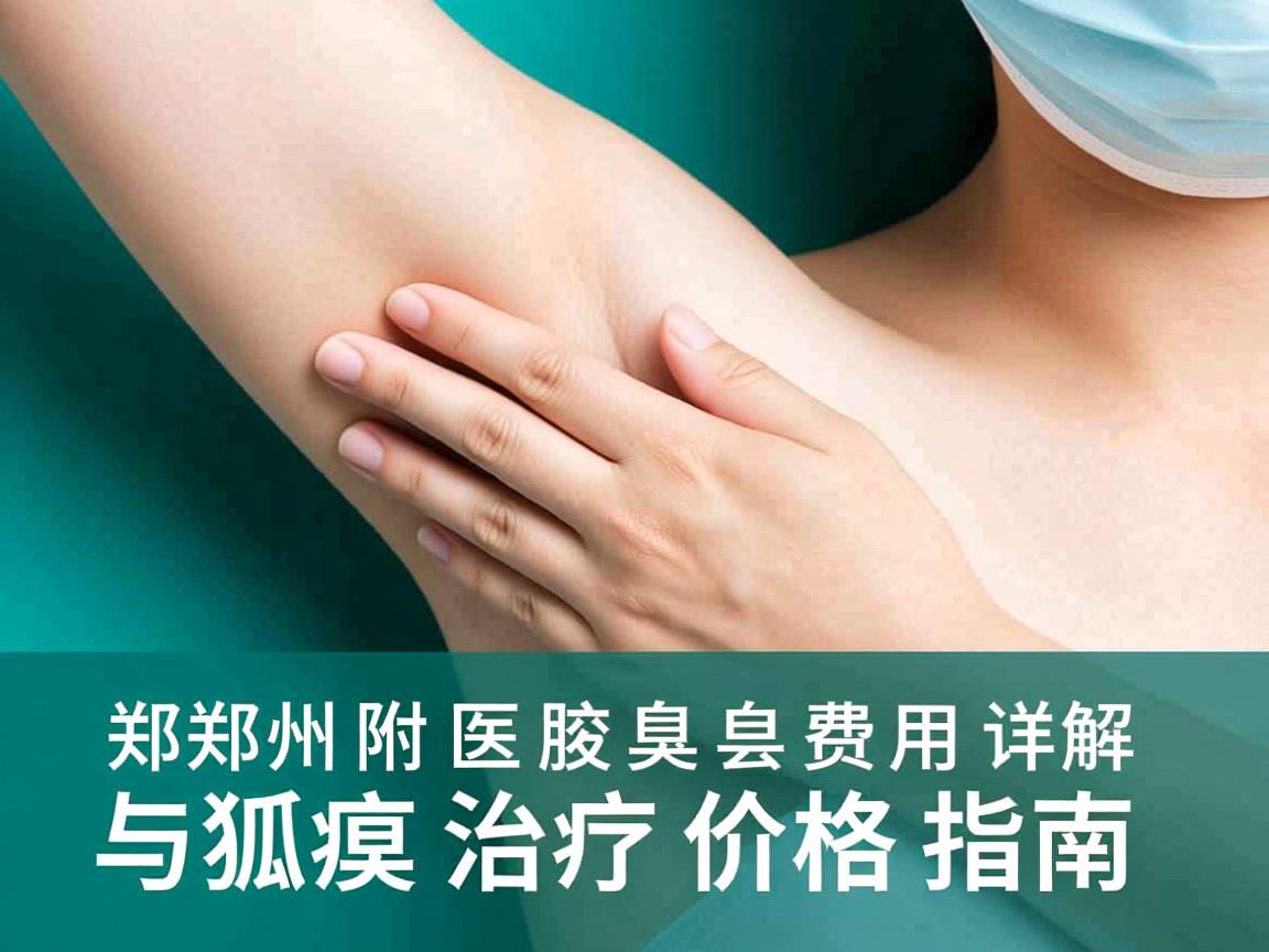 郑州附医腋臭医院解析，河南治疗狐臭费用详解与狐臭治疗价格指南