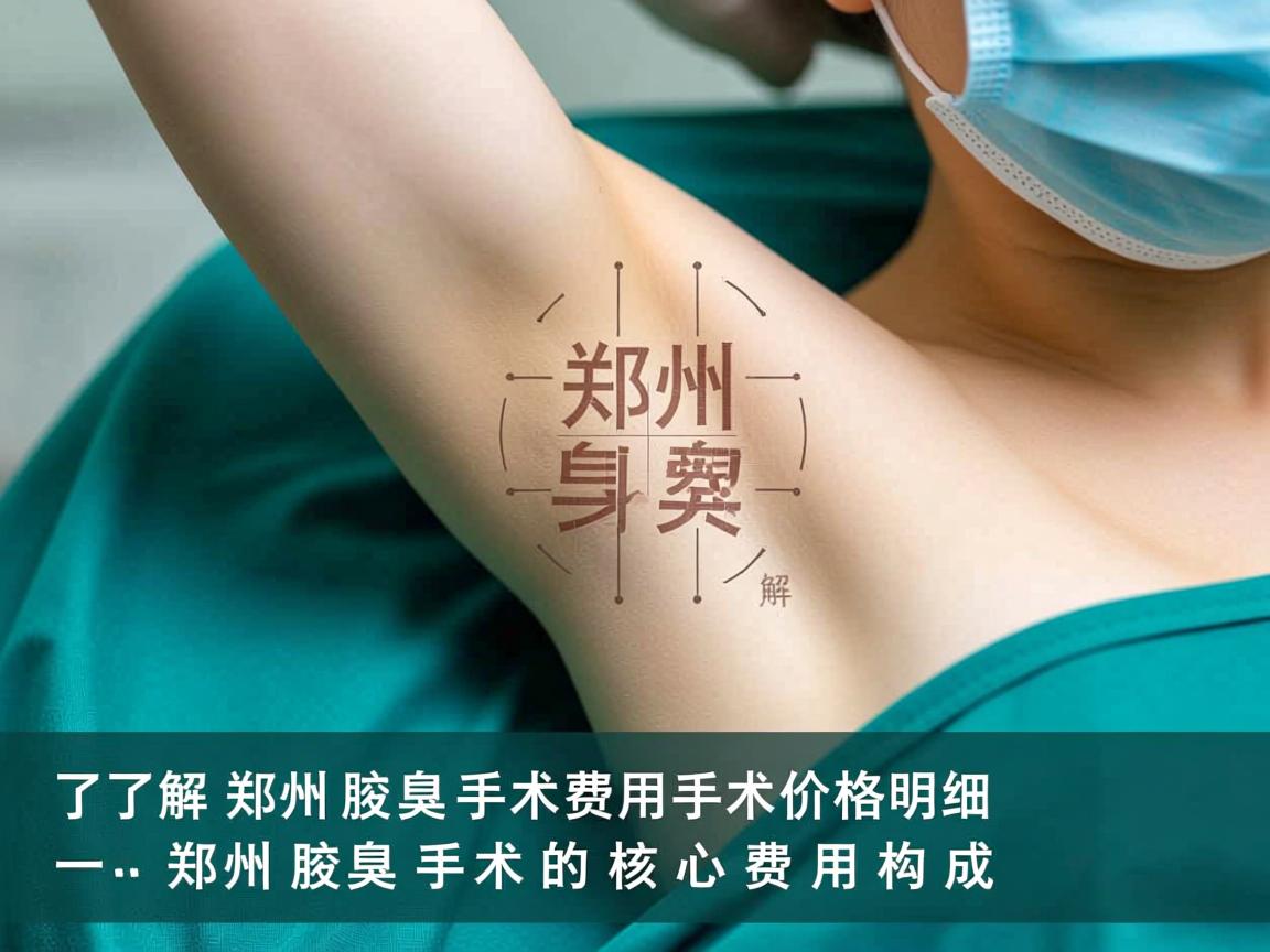 了解郑州腋臭手术费用，解析郑州腋臭手术价格明细
一，郑州腋臭手术的核心费用构成