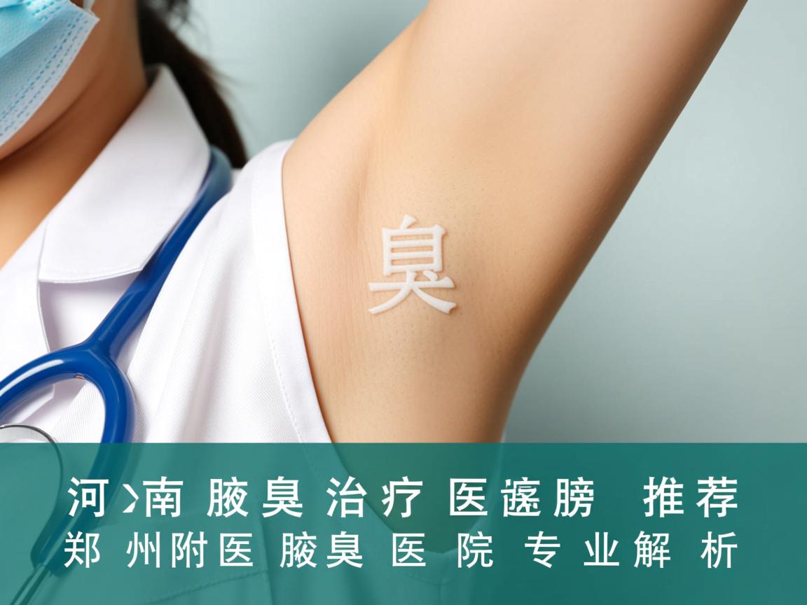 河南腋臭治疗医院推荐，郑州附医腋臭医院专业解析