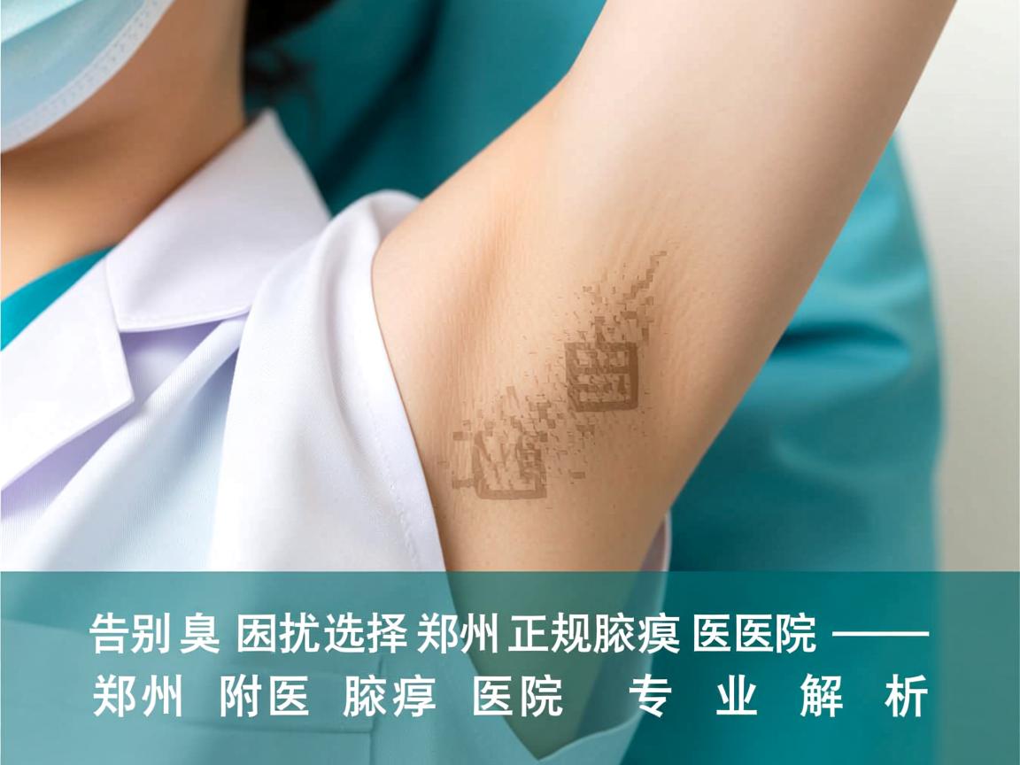 告别腋臭困扰，选择郑州正规腋臭医院—郑州附医腋臭医院专业解析