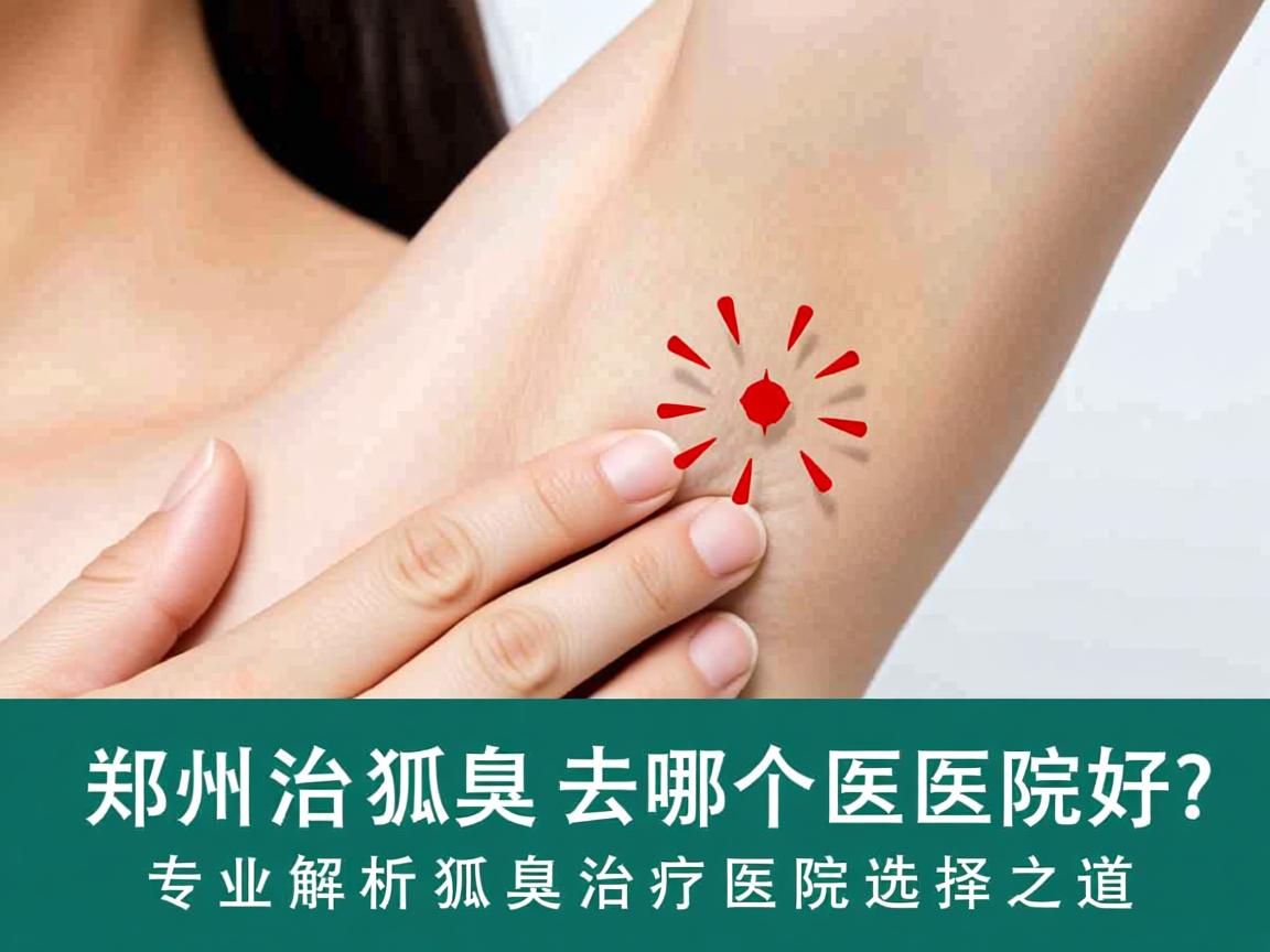 郑州治狐臭去哪个医院好？专业解析狐臭治疗医院选择之道