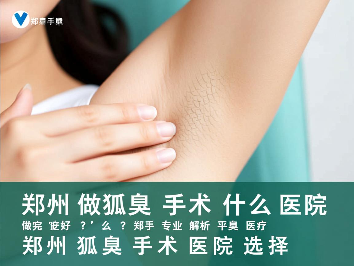 郑州做狐臭手术什么医院好？专业解析郑州狐臭手术医院选择