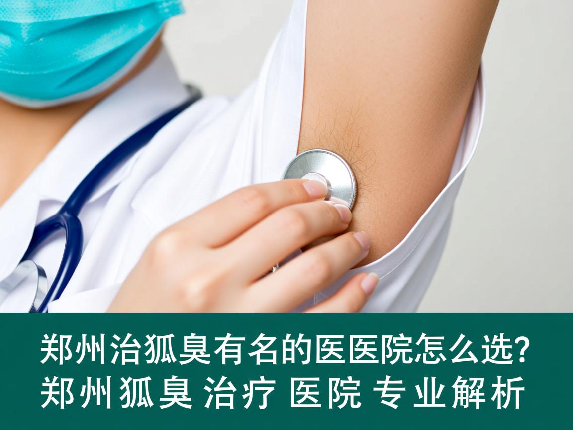 郑州治狐臭有名的医院怎么选？郑州狐臭治疗医院专业解析