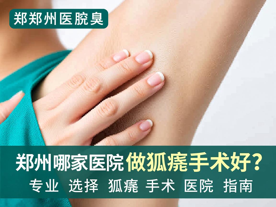 郑州附医腋臭医院解析，郑州哪家医院做狐臭手术好？专业选择狐臭手术医院指南