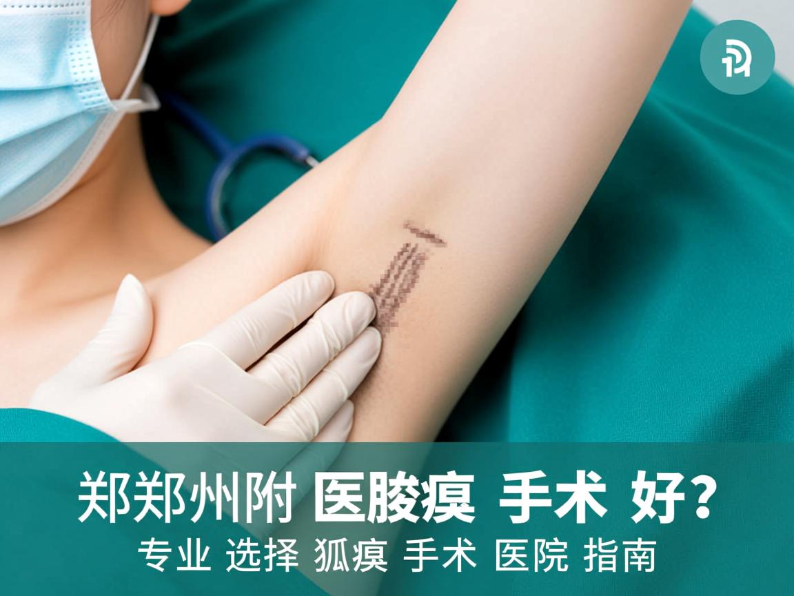 郑州附医腋臭医院解析，郑州哪家医院做狐臭手术好？专业选择狐臭手术医院指南