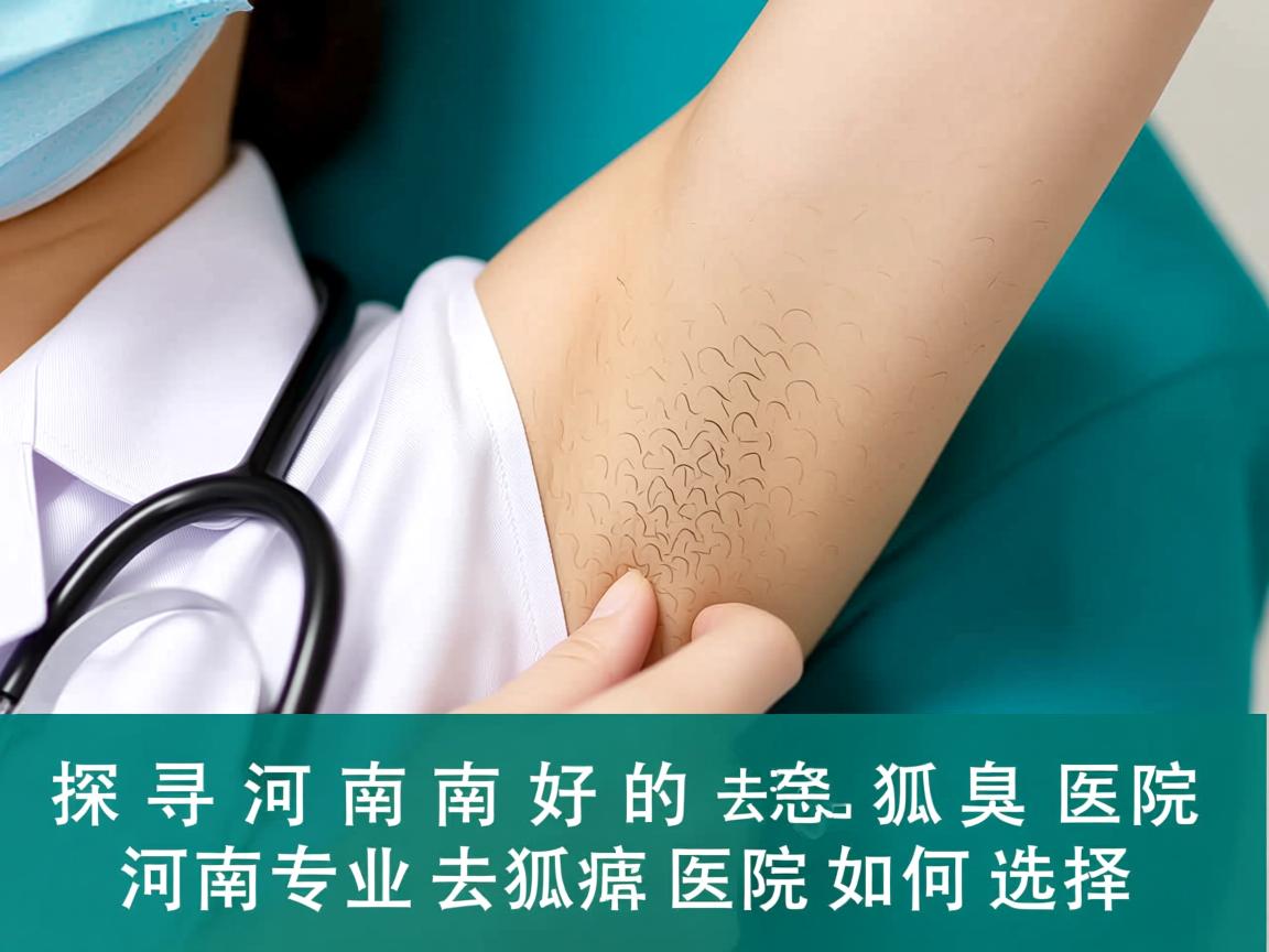 探寻河南好的去狐臭医院，河南专业去狐臭医院如何选择