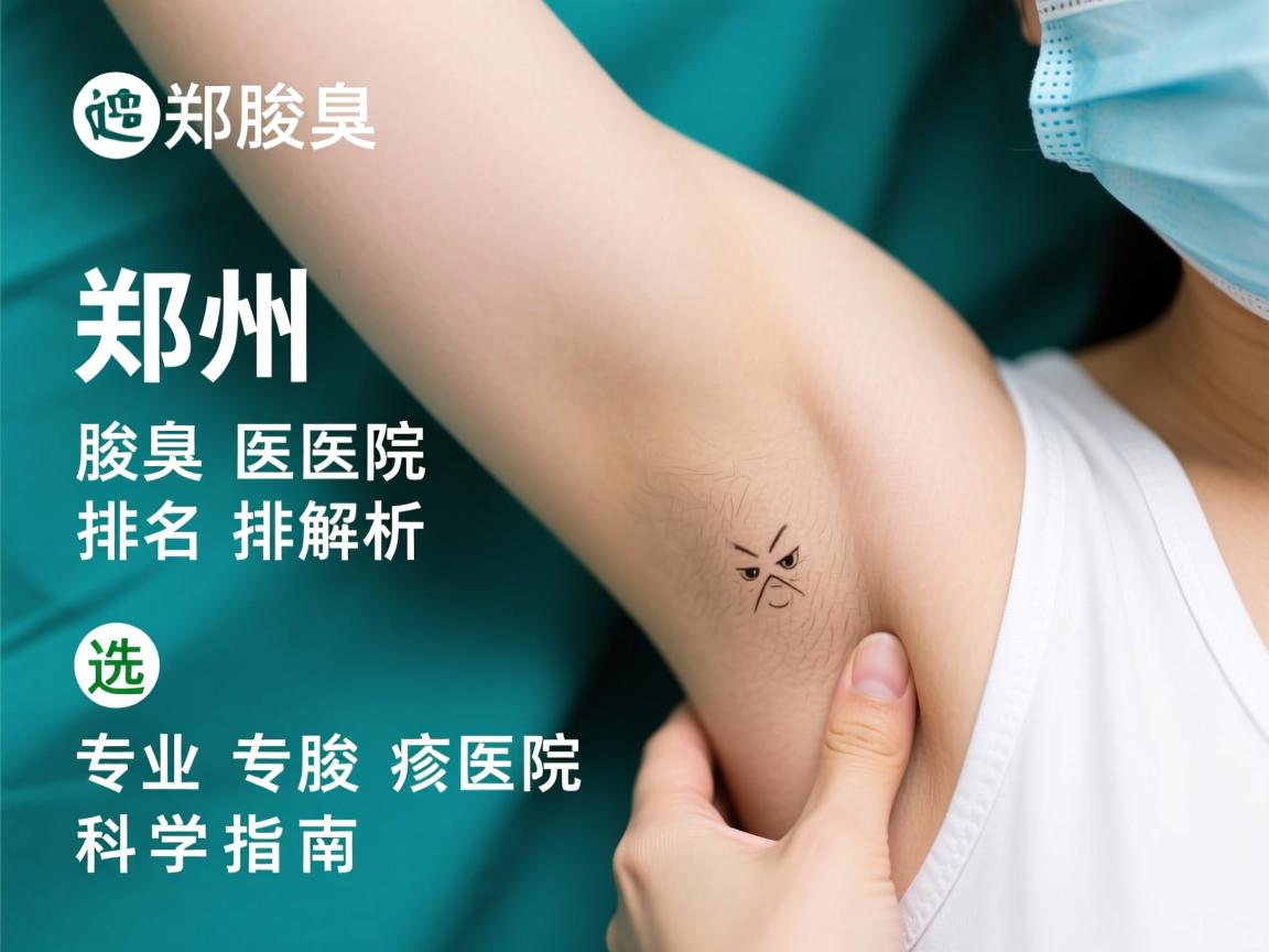 郑州腋臭医院排名解析，选择专业腋臭医院的科学指南