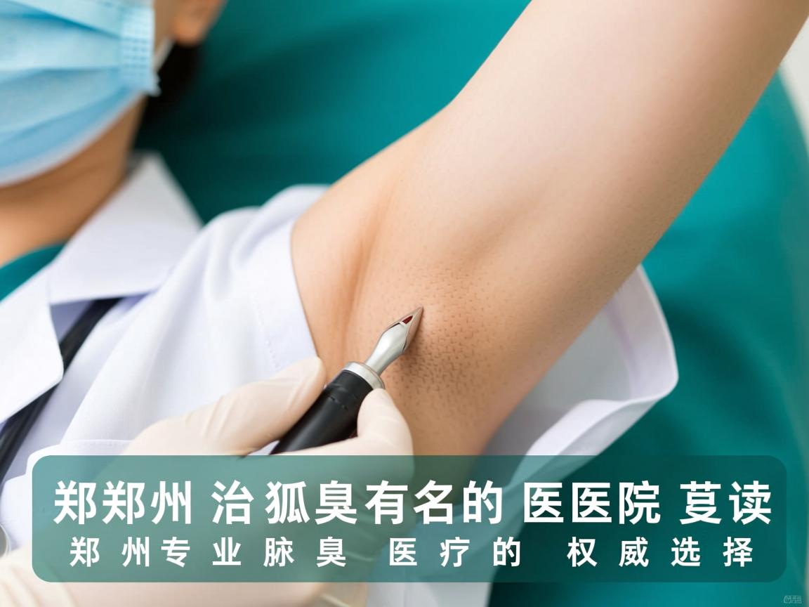 郑州治狐臭有名的医院解读，郑州专业腋臭医疗的权威选择