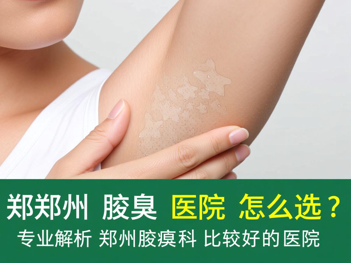 郑州腋臭医院怎么选？专业解析郑州腋臭科比较好的医院