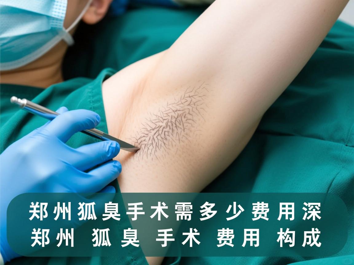 郑州狐臭手术需要多少费用？深度解析郑州狐臭手术费用构成