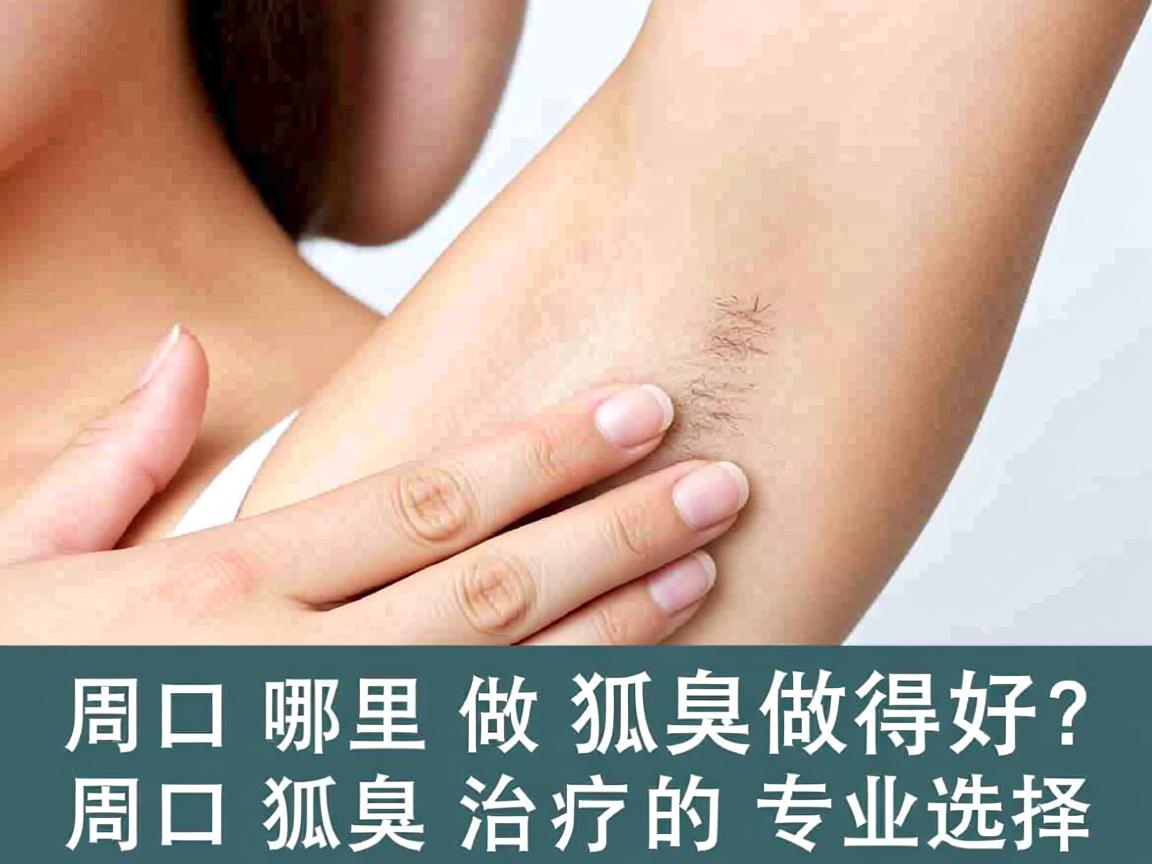 周口哪里做狐臭做得好？详解周口狐臭治疗的专业选择