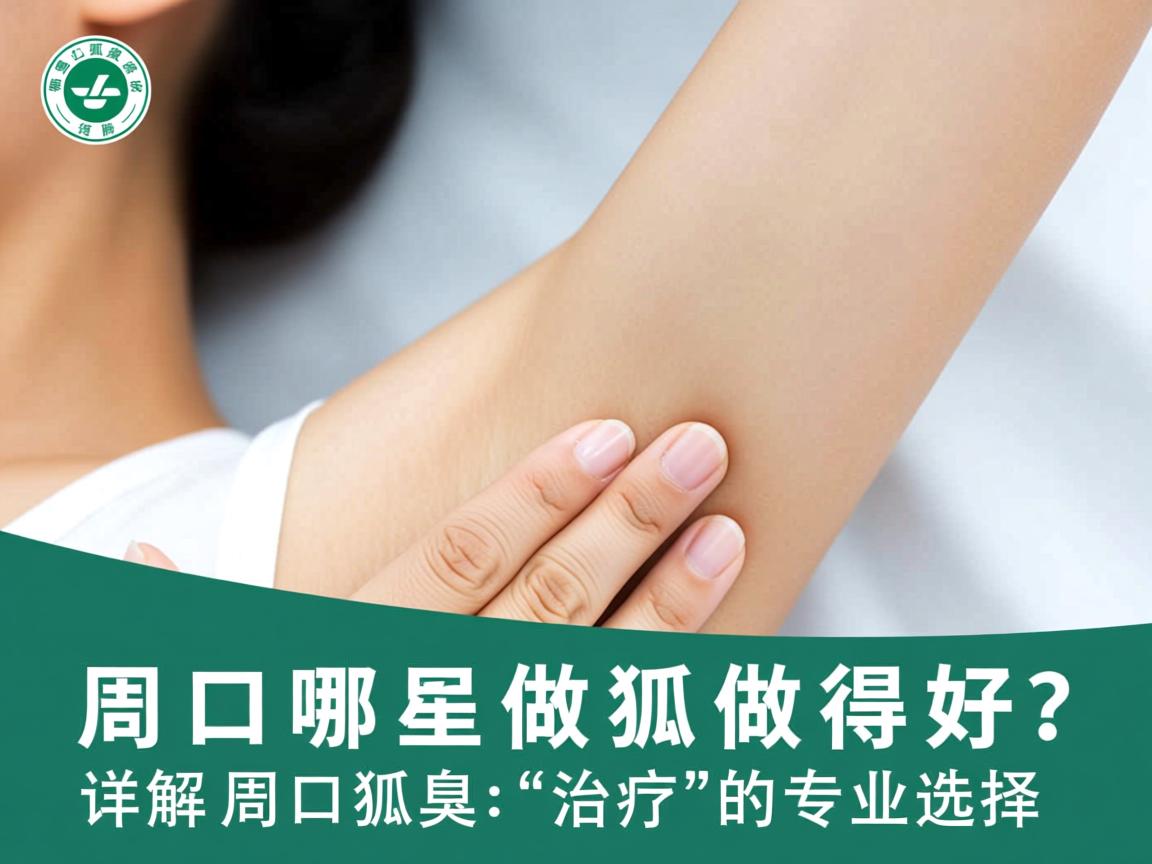 周口哪里做狐臭做得好？详解周口狐臭治疗的专业选择