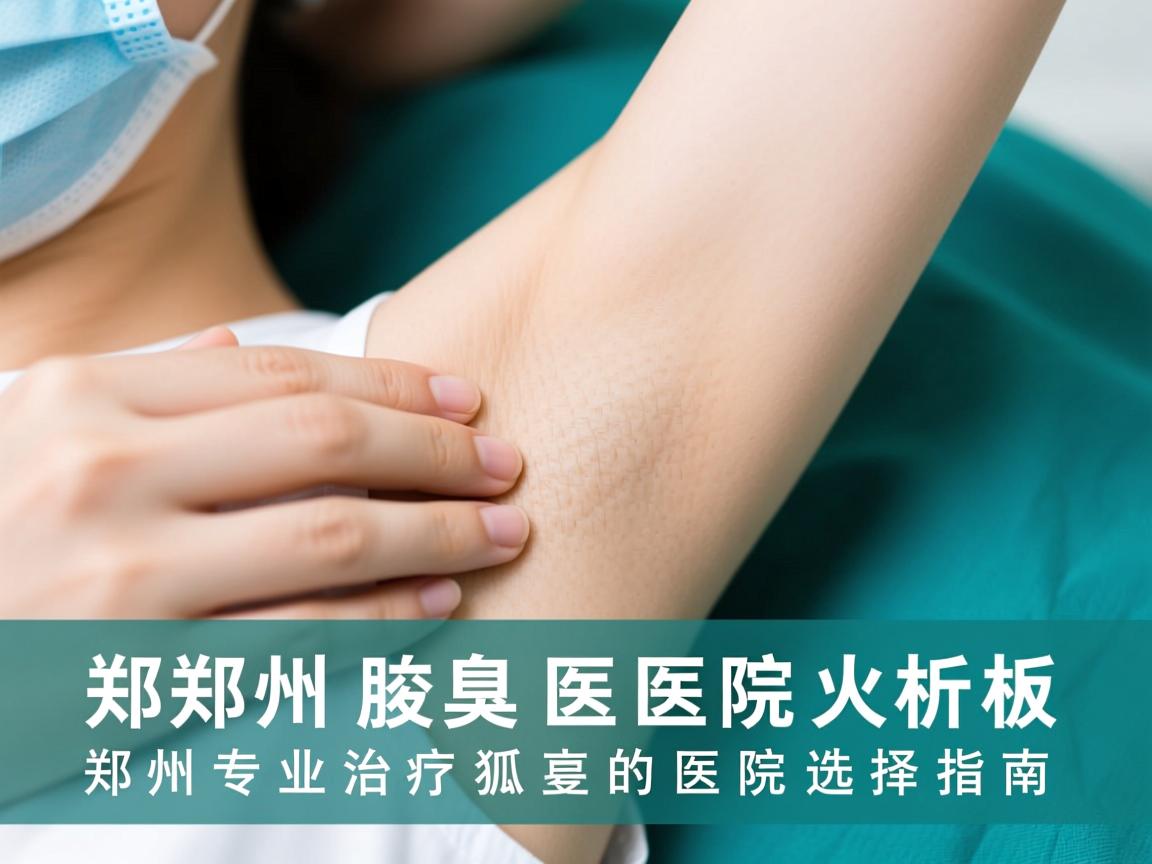 郑州腋臭医院解析，郑州专业治疗狐臭的医院选择指南
