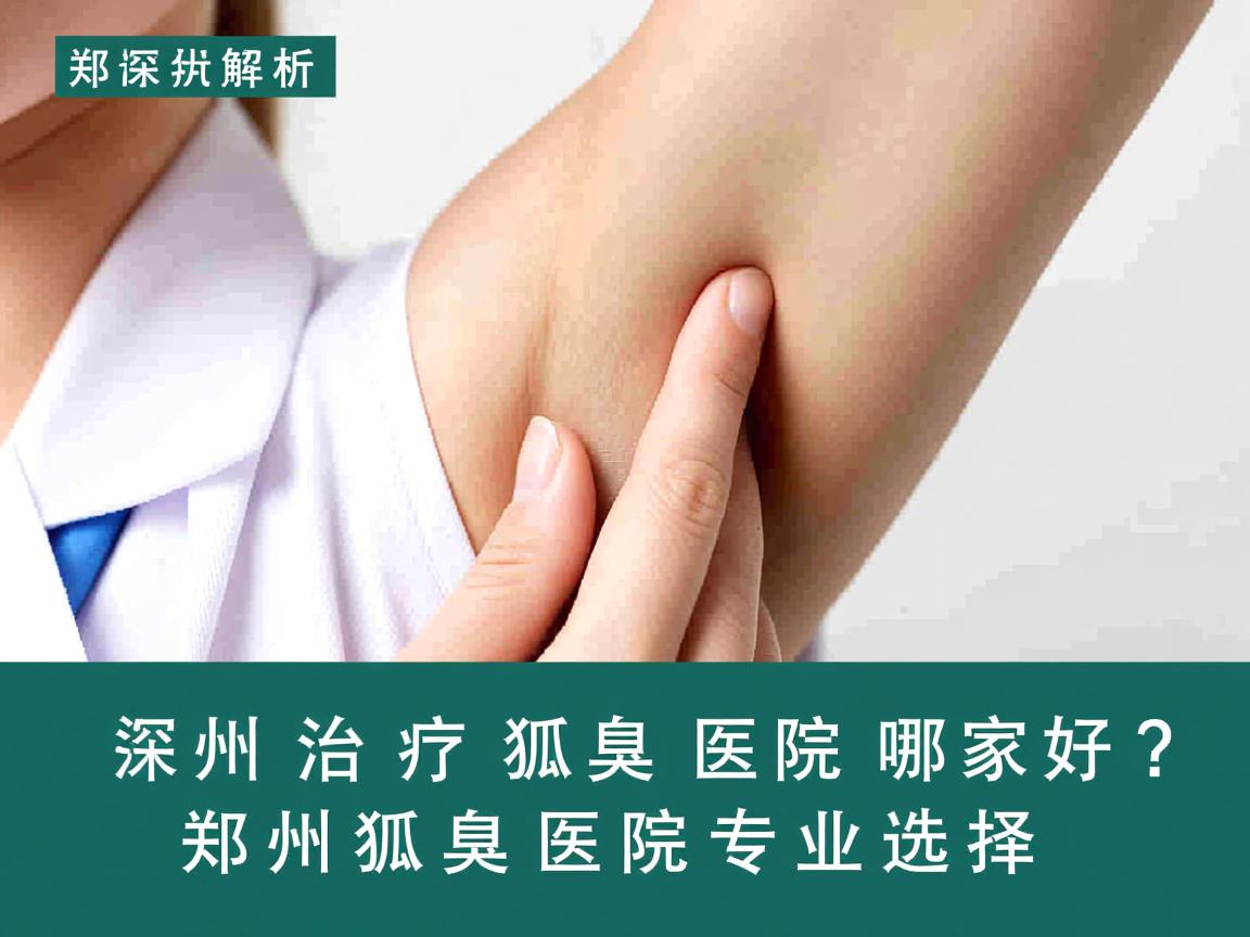 郑州治疗狐臭医院哪家好？深度解析郑州狐臭医院专业选择