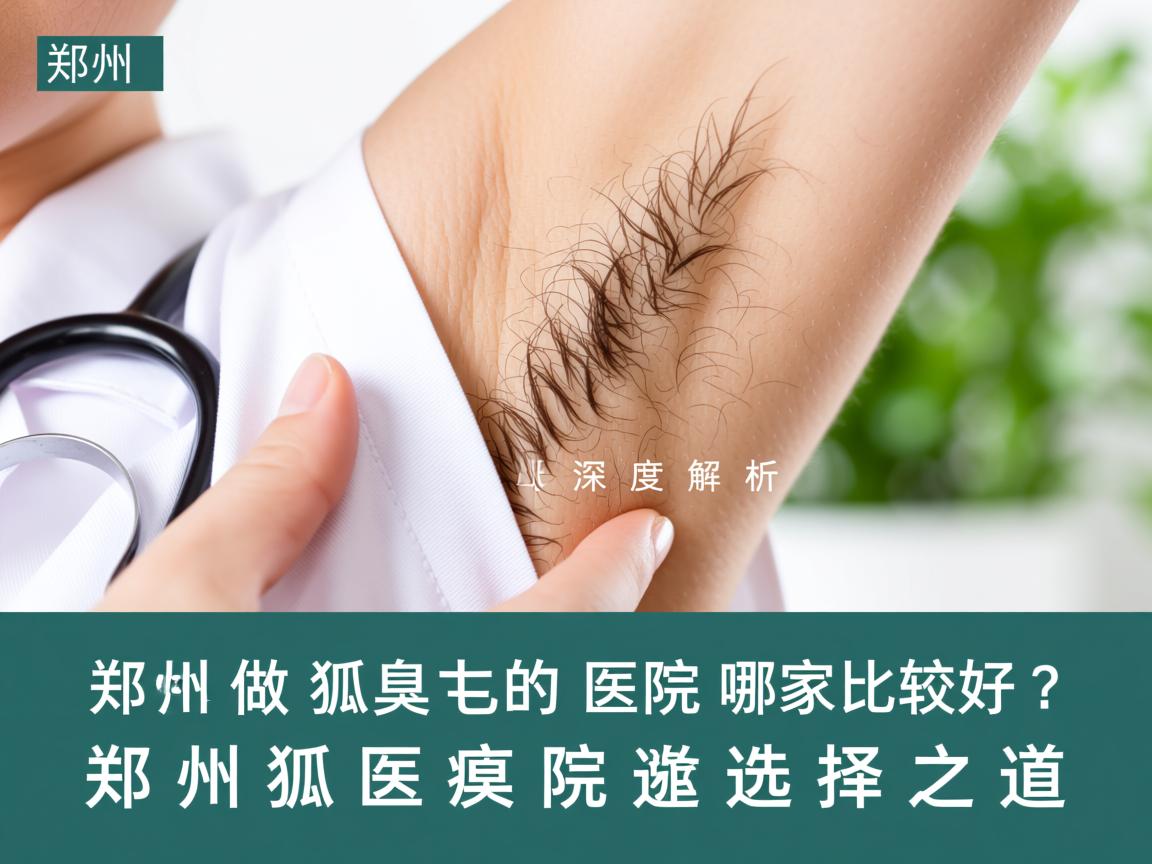 郑州做狐臭的医院哪家比较好？深度解析郑州狐臭医院的选择之道
