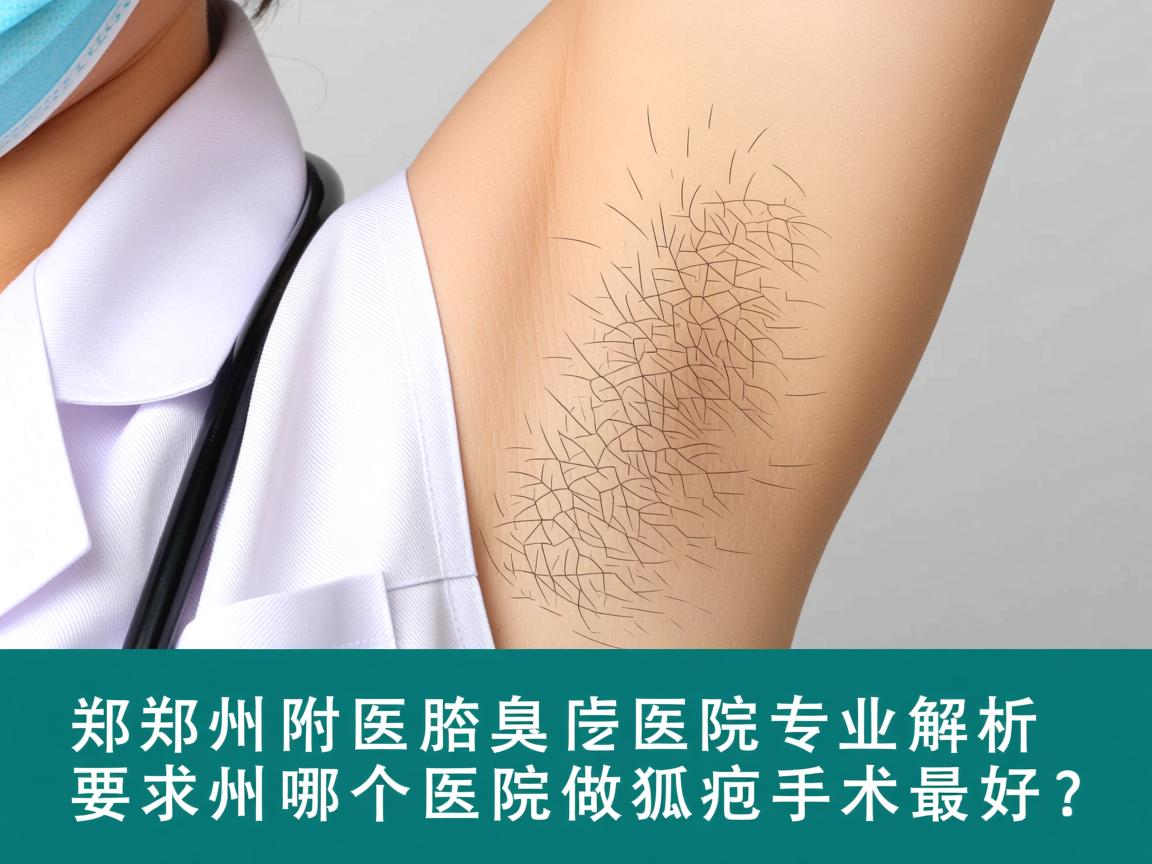郑州附医腋臭医院专业解析，郑州哪个医院做狐臭手术最好？