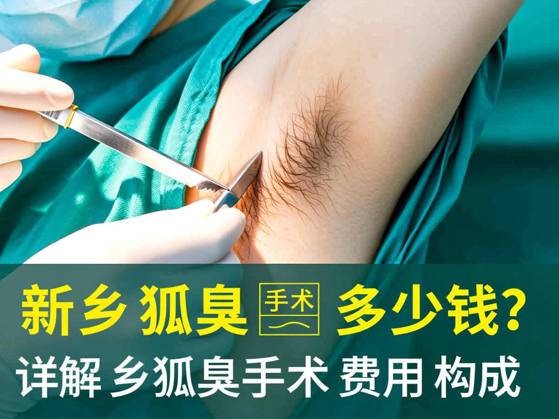 新乡狐臭手术多少钱？详解新乡狐臭手术费用构成
