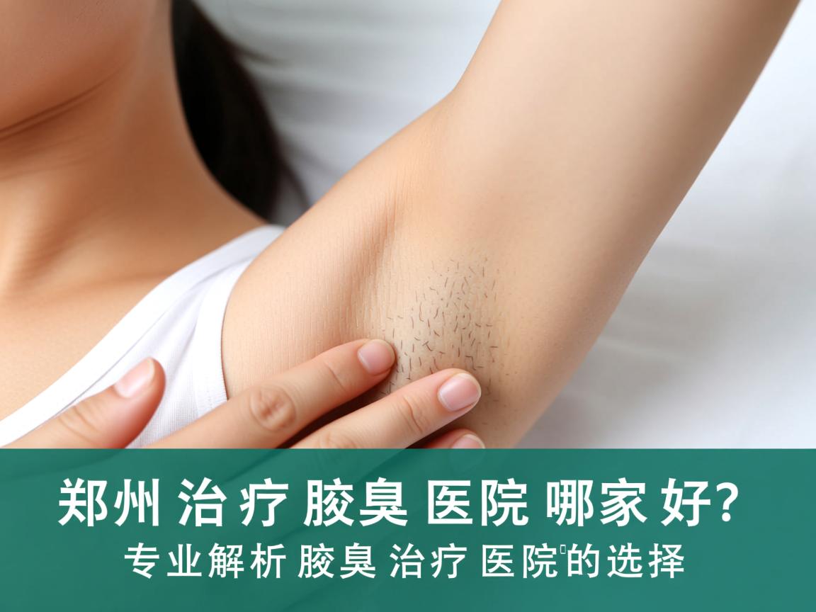 郑州治疗腋臭医院哪家好？专业解析腋臭治疗医院的选择