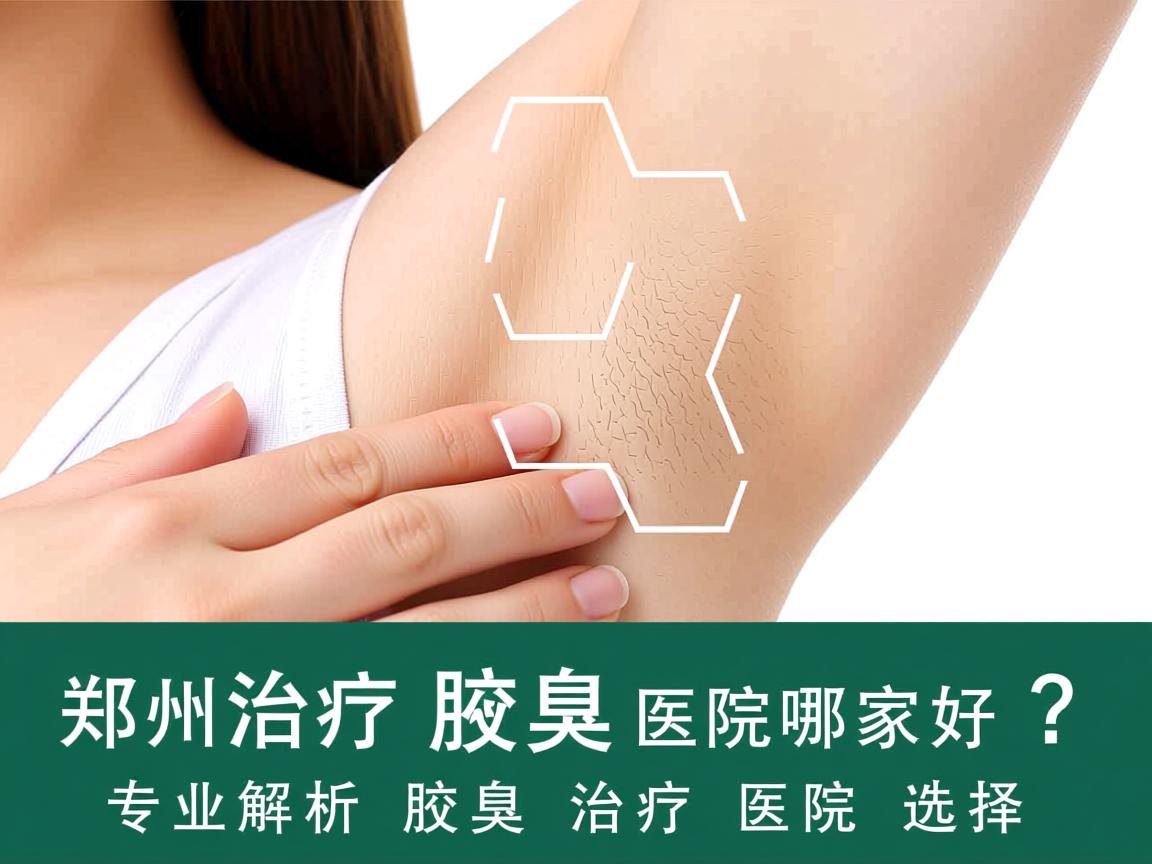 郑州治疗腋臭医院哪家好？专业解析腋臭治疗医院的选择
