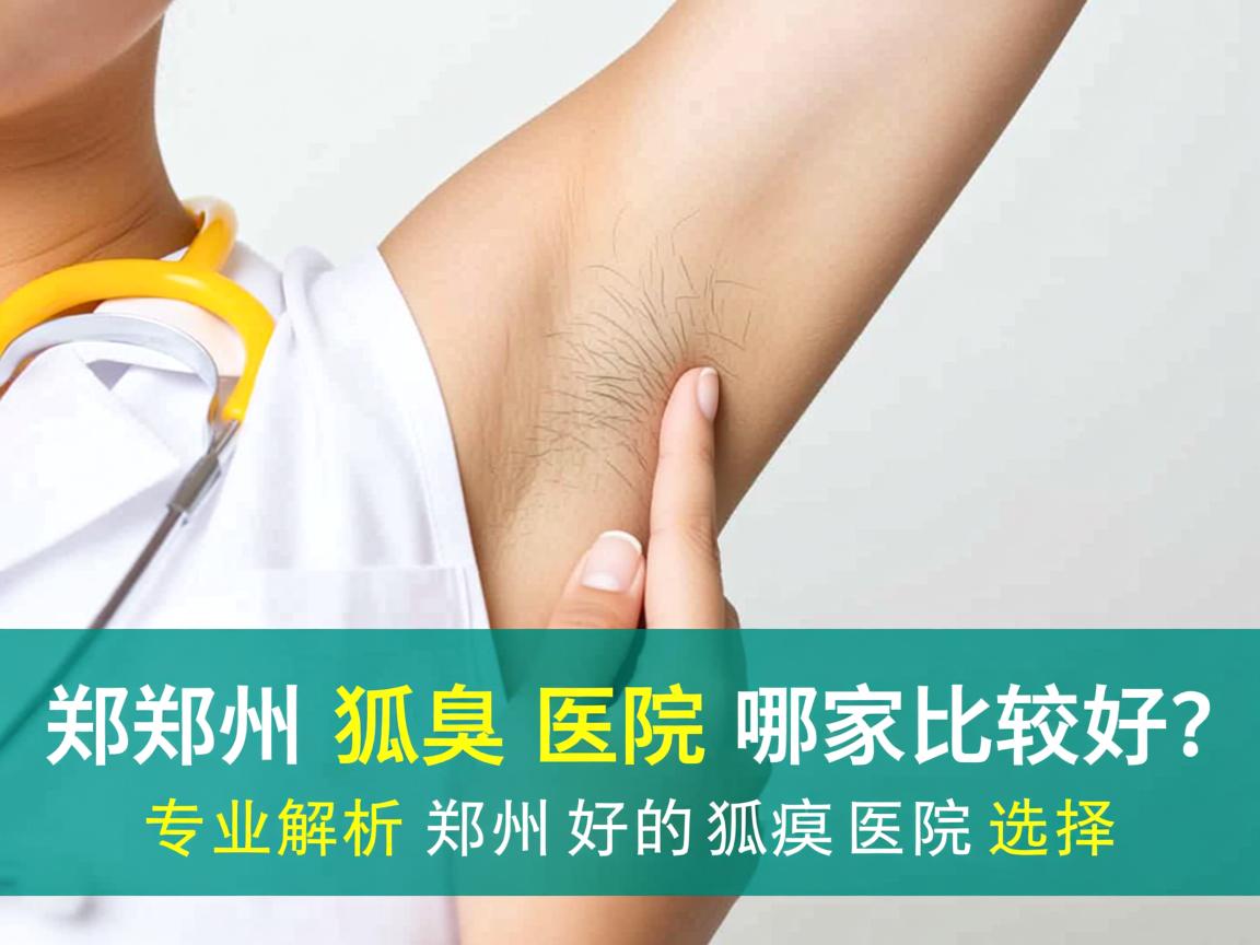 郑州狐臭医院哪家比较好？专业解析郑州好的狐臭医院选择