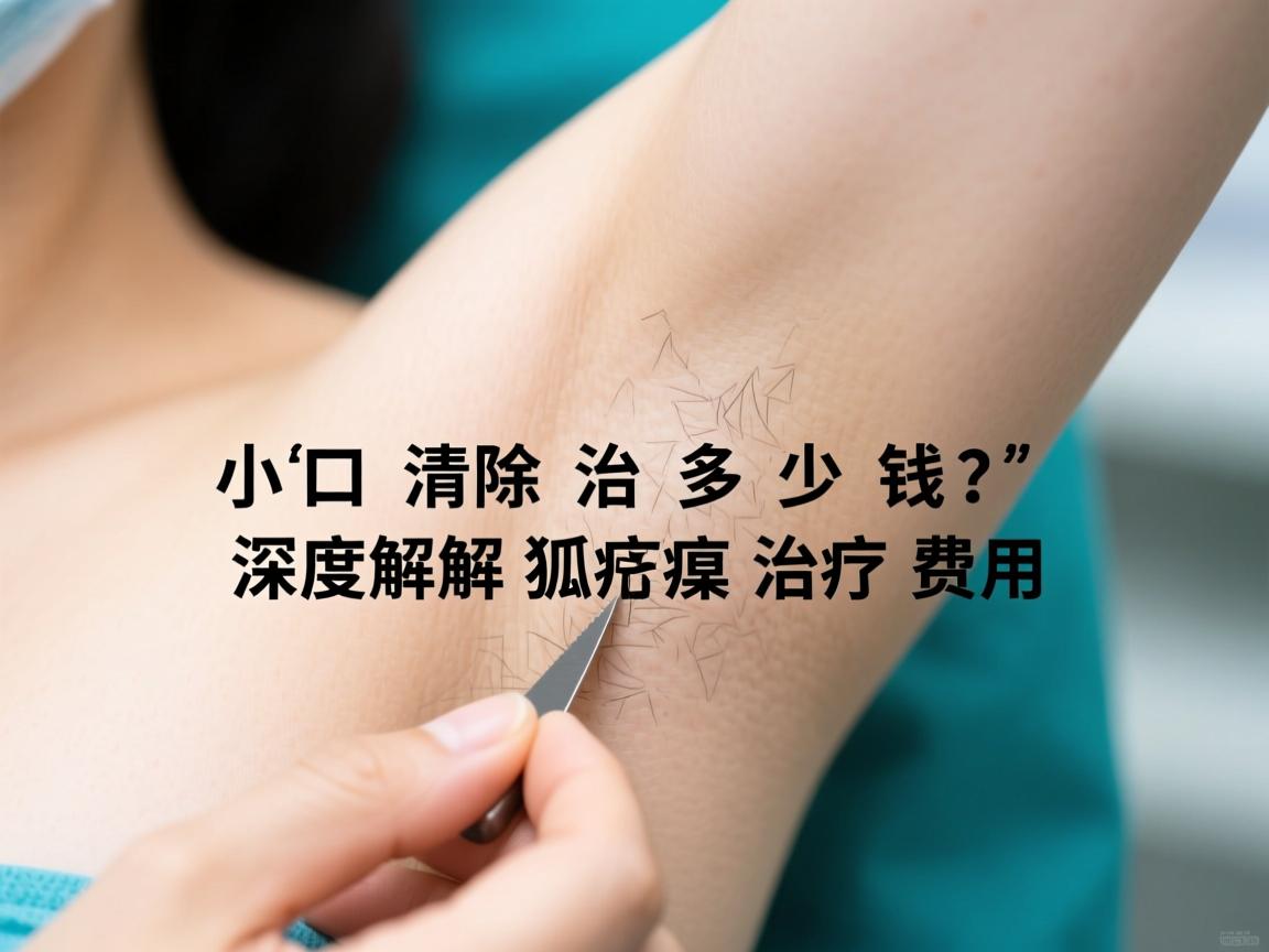 小切口汗腺清除治疗狐臭多少钱？深度解析狐臭治疗费用