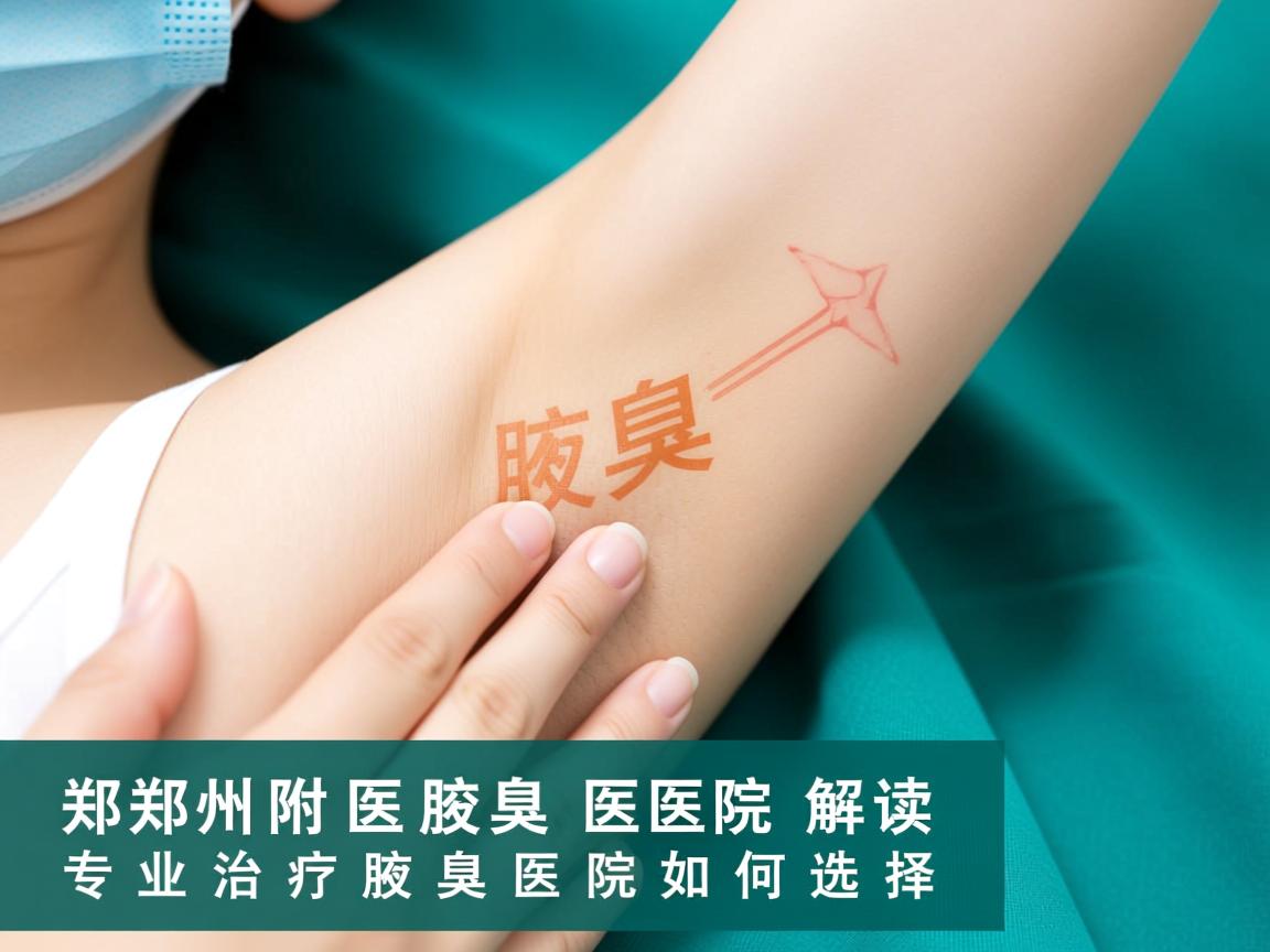 郑州附医腋臭医院解读，专业治疗腋臭的医院如何选择