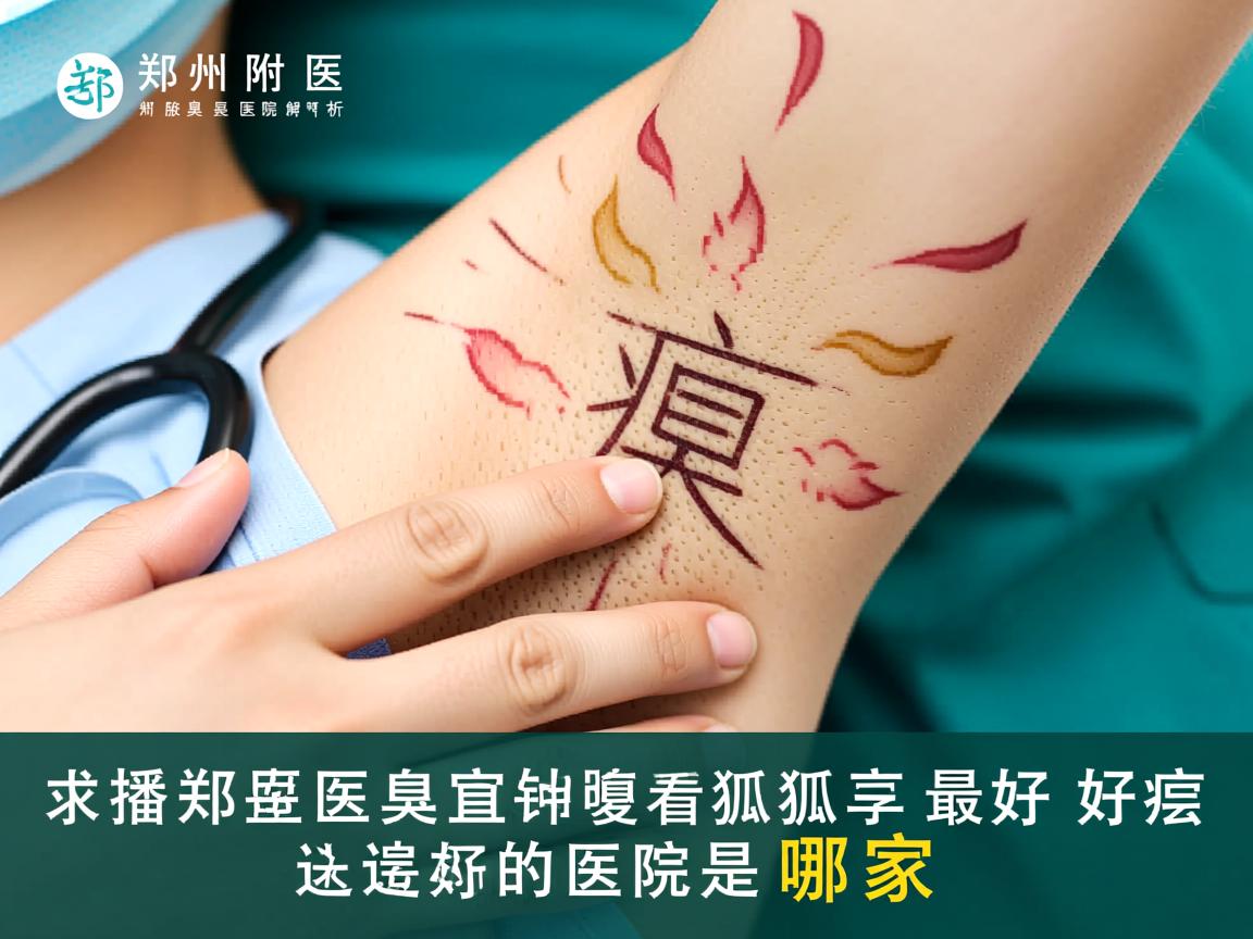 郑州附医腋臭医院解析，郑州看狐臭最好的医院是哪家