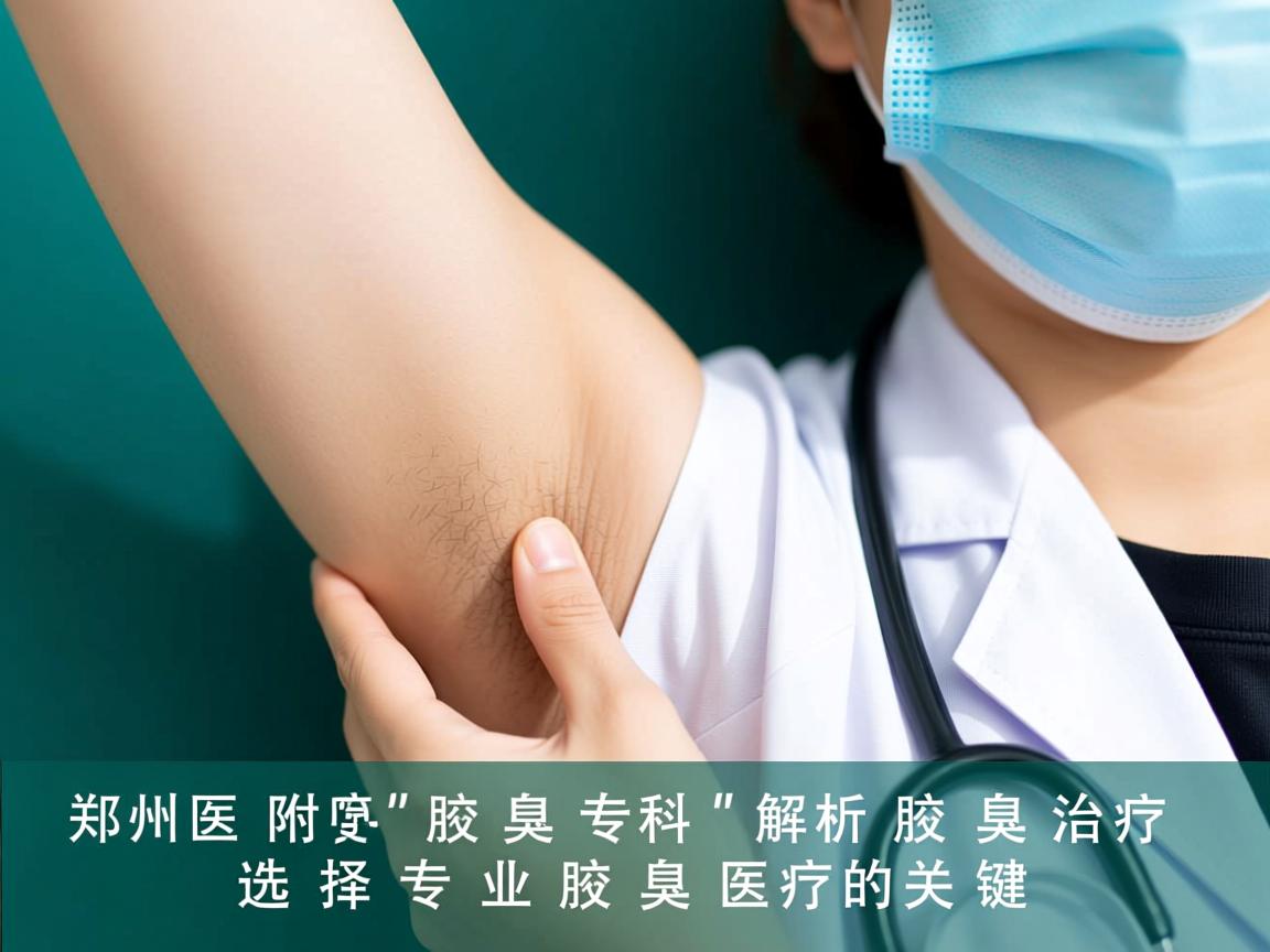 郑州附医腋臭专科解析腋臭治疗 选择专业腋臭医疗的关键