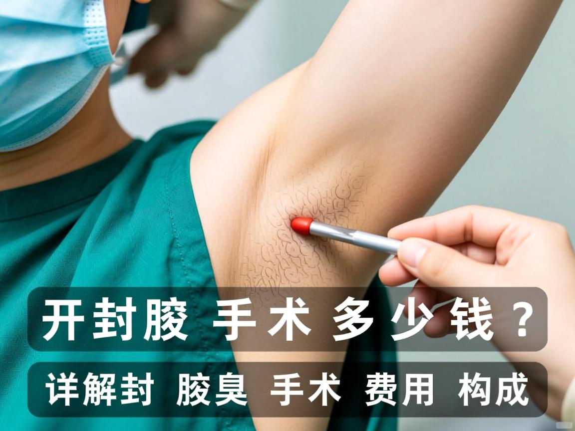 开封腋臭手术多少钱？详解开封腋臭手术费用构成
