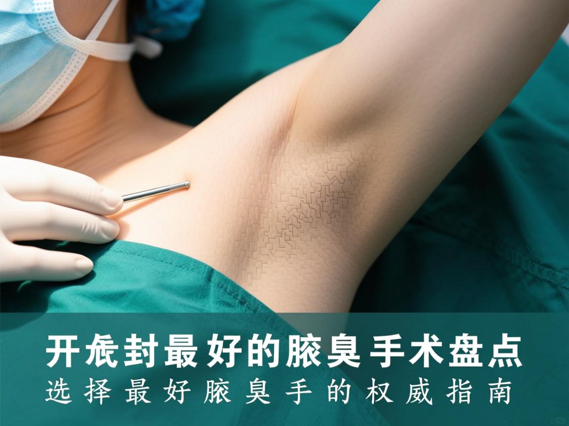 开封最好的腋臭手术盘点，选择最好腋臭手术的权威指南
