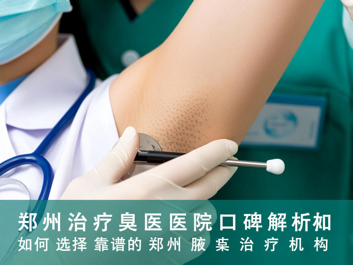 郑州治疗腋臭医院口碑解析，如何选择靠谱的郑州腋臭治疗机构