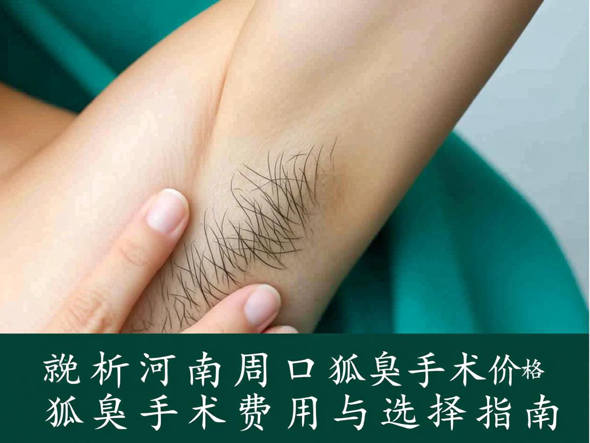 解析河南周口狐臭手术价格 狐臭手术费用与选择指南 解析河南周口狐臭手术价格 狐臭手术费用与选择指南