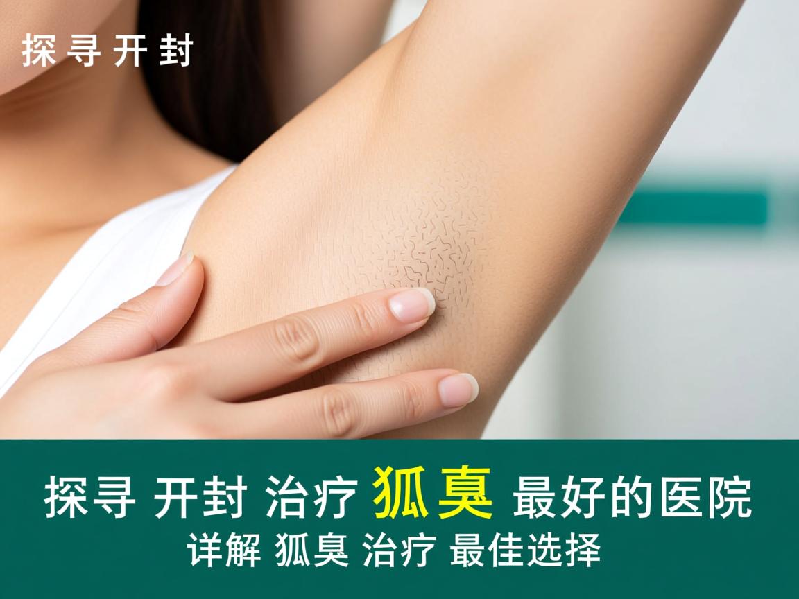 探寻开封治疗狐臭最好的医院，详解狐臭治疗最佳选择