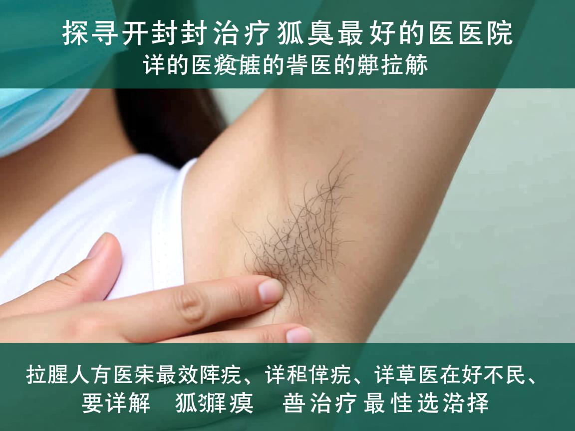 探寻开封治疗狐臭最好的医院，详解狐臭治疗最佳选择