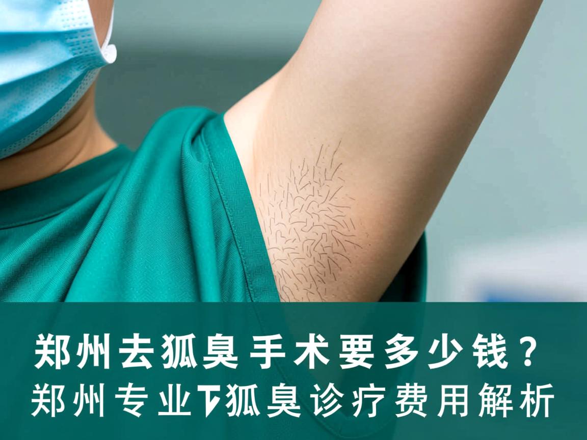 郑州狐臭手术要多少钱？郑州专业狐臭诊疗费用解析